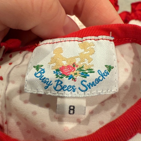 Busy Bees Smocks Christmas Gown - Picture 2 of 2